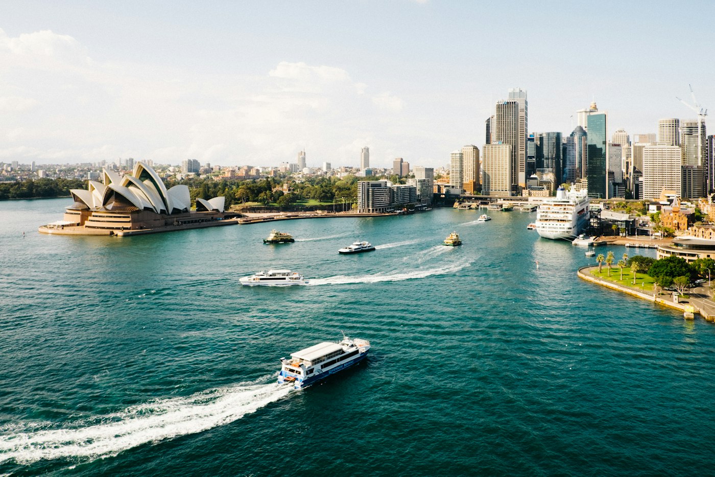Sydney Opera House and harbour
