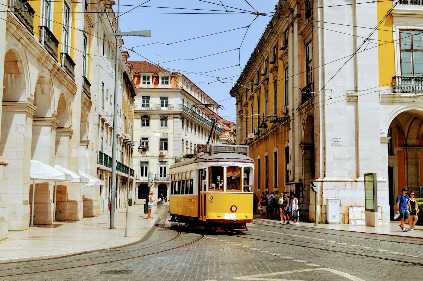 Lisbon tram - Portugal D7 visa destination